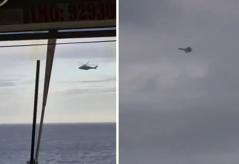 Сначала эстонцы попытались захватить танкер с российским экипажем, а затем прилетел наш Су-35