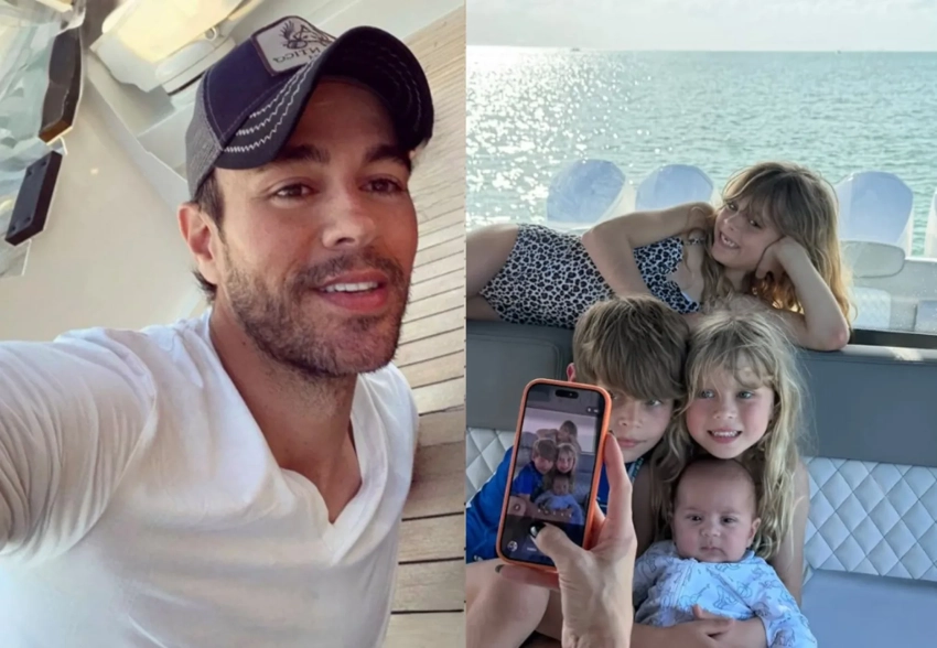 "Папина копия". Энрике Иглесиас показал подросшего младшего ребёнка от Анны Курниковой