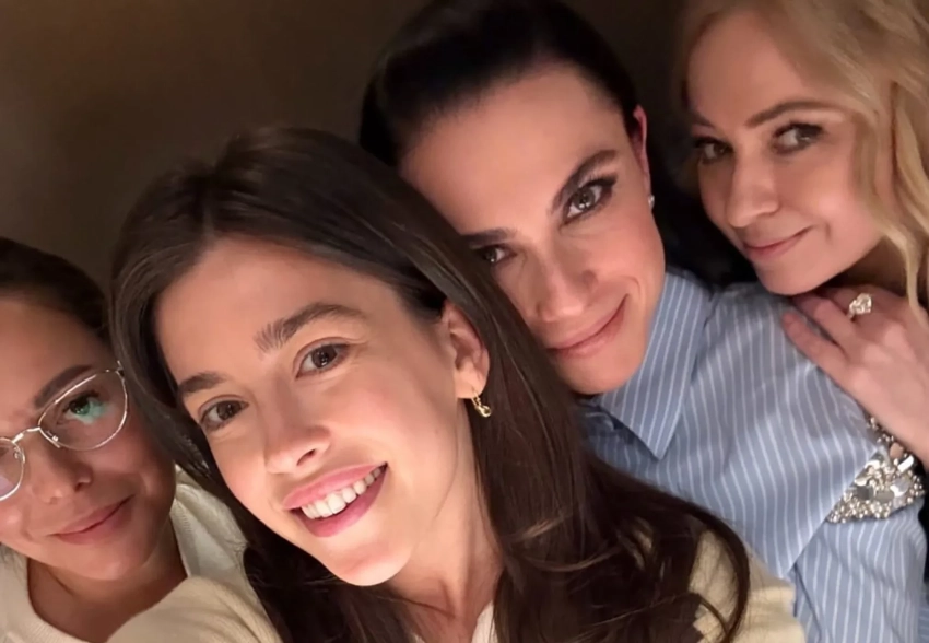 Яна Рудковская, Наиля Аскер-заде и Кристина Потупчик устроили совместный ужин в Москве