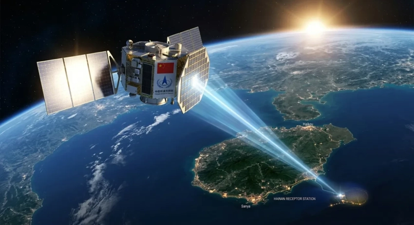 Китайский академик рассказал об орбитальной электростанции с военным потенциалом